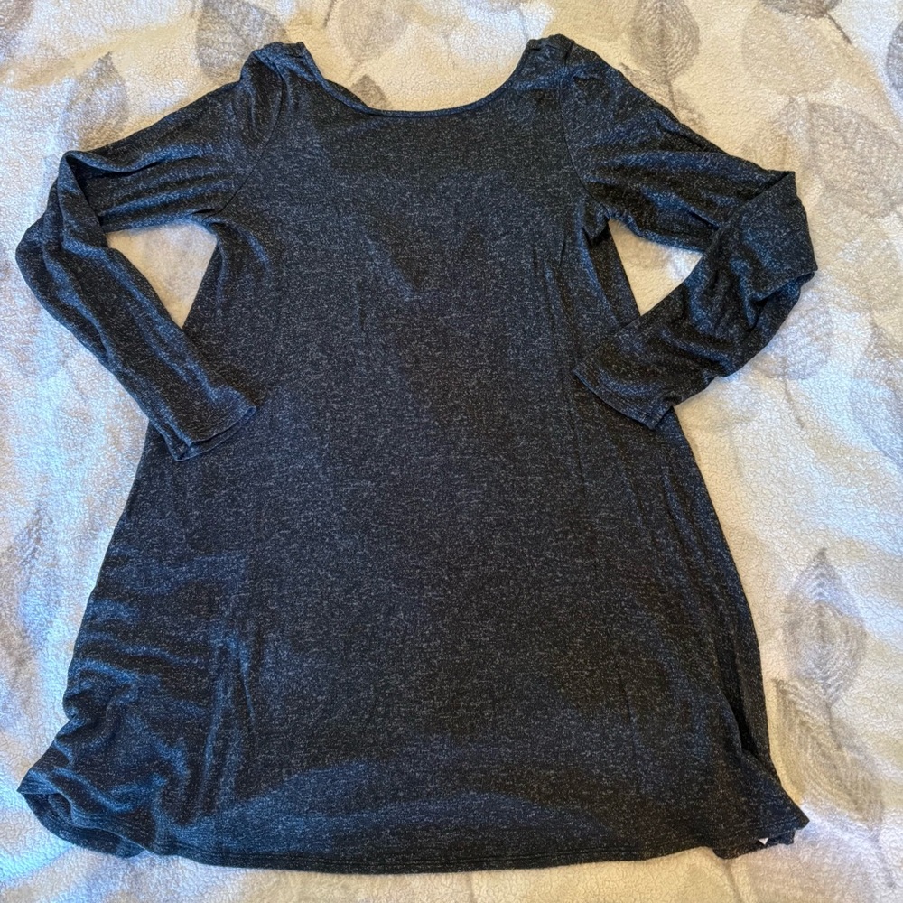 American Eagle Outfitters Charcoal Knit Sweater Tunic